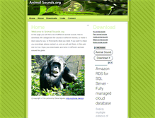 Tablet Screenshot of animal-sounds.org